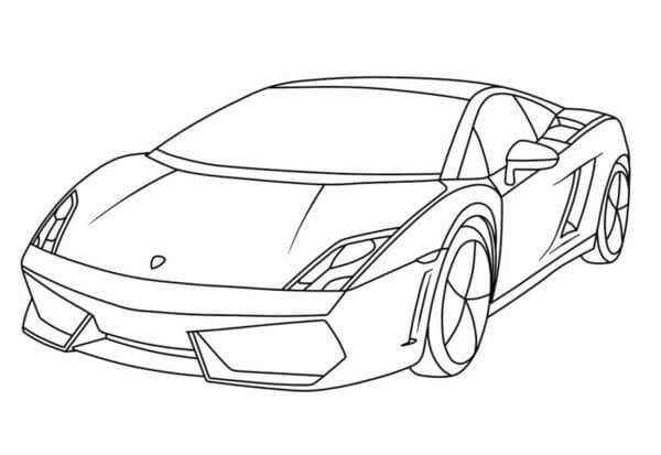 Kolorowanka Lamborghini Gallardo