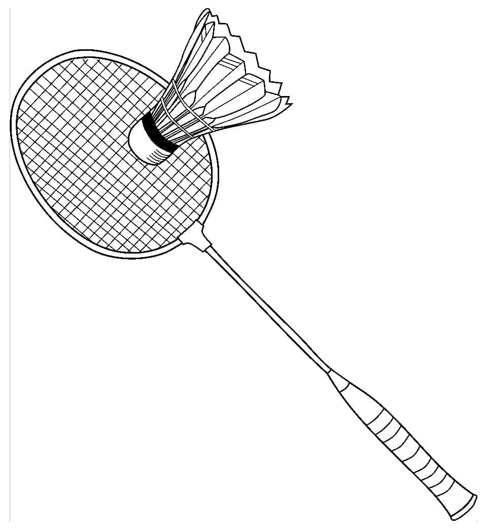 Kolorowanka Badminton Za Darmo