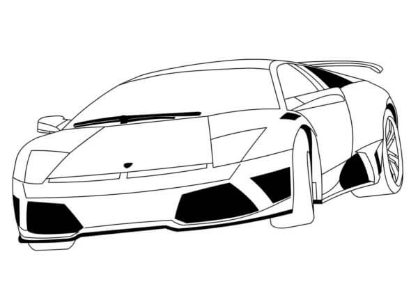 Kolorowanka Bezpłatne Korzystanie z Lamborghini