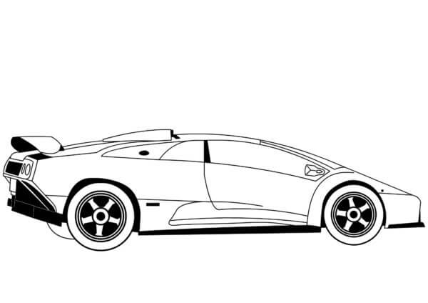 Kolorowanka Darmowe Obrazy Lamborghini
