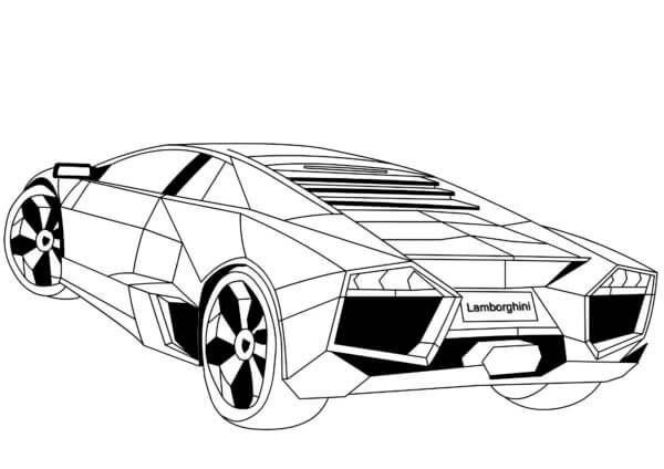 Kolorowanka Darmowy Pomysł Lamborghini