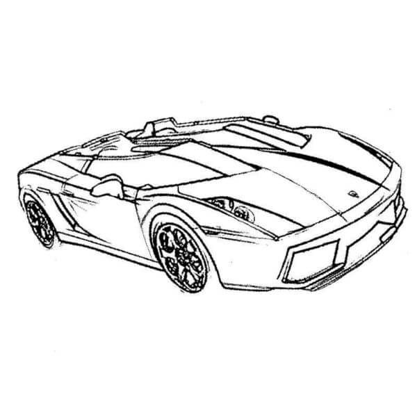 Kolorowanka Dobry Rysunek Lamborghini