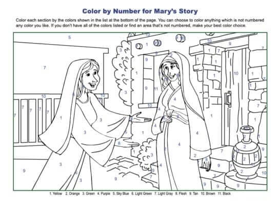 Kolorowanka Idealne Kolorowanie Biblii Według Numerów