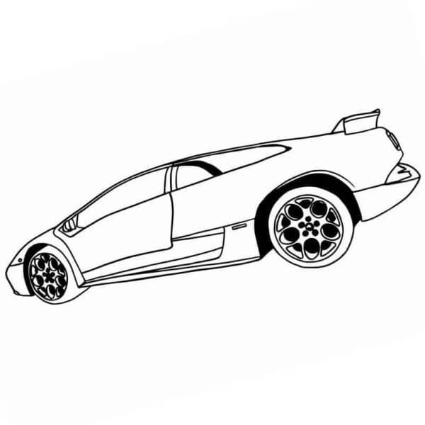 Kolorowanka Pobierz za Darmo Lamborghini