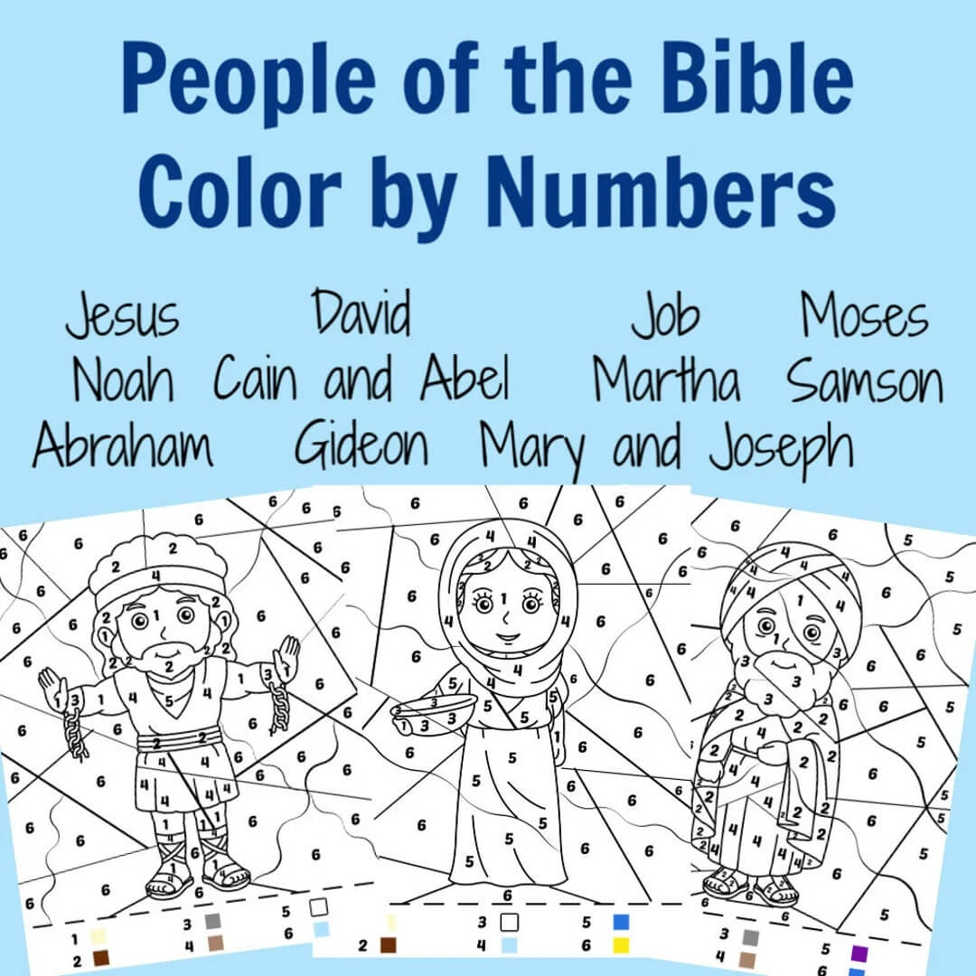 Kolorowanka Podstawowe Kolorowanie Biblii Według Liczb