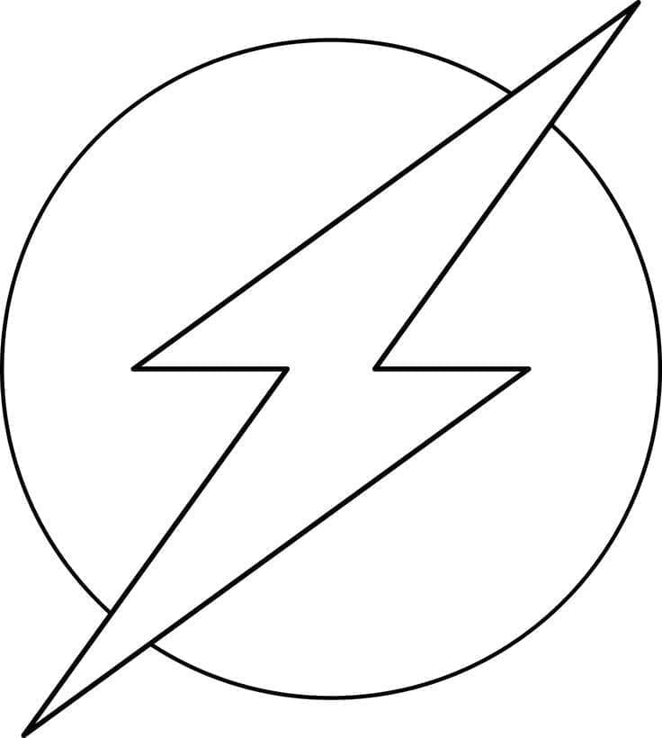 Kolorowanka Logo Flasha