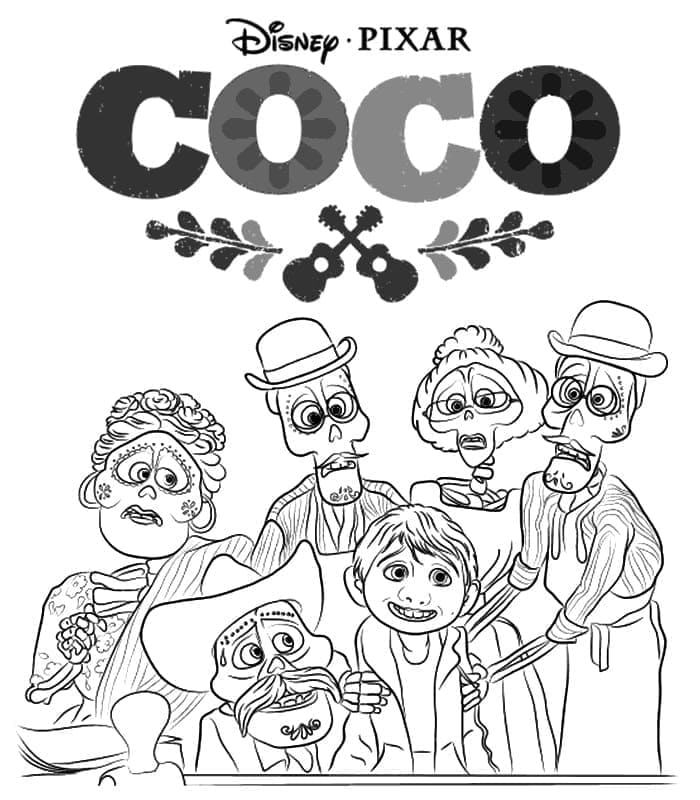 Kolorowanki Coco