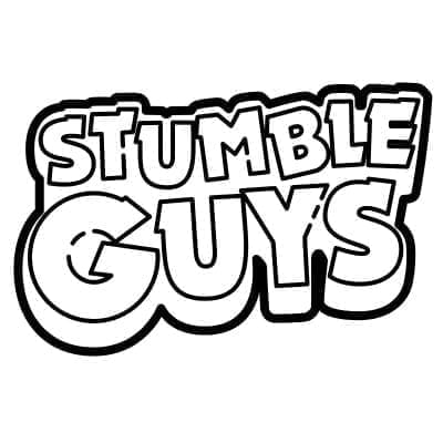 Kolorowanki Logo Stumble Guys
