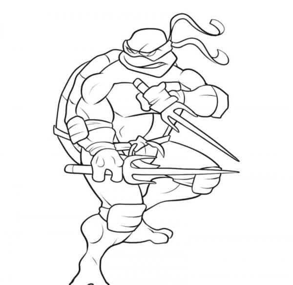 Kolorowanki Normalny obraz Wojownicze Żółwie Ninja
