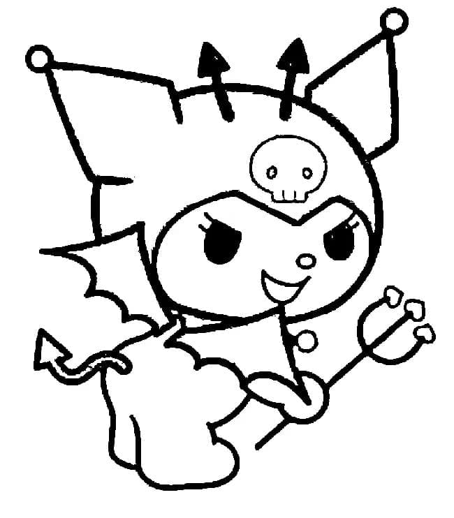 Kolorowanka Sanrio Kuromi Pobierz Wydrukuj Lub Pokoloruj Online Ju 