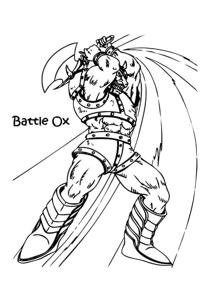Kolorowanka Battle Ox w Battle Ox