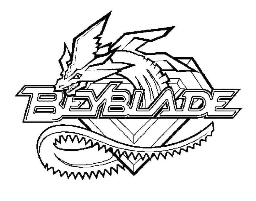Kolorowanka Beyblade Logo