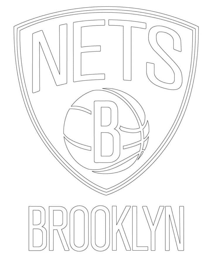 Kolorowanka Brooklyn Nets