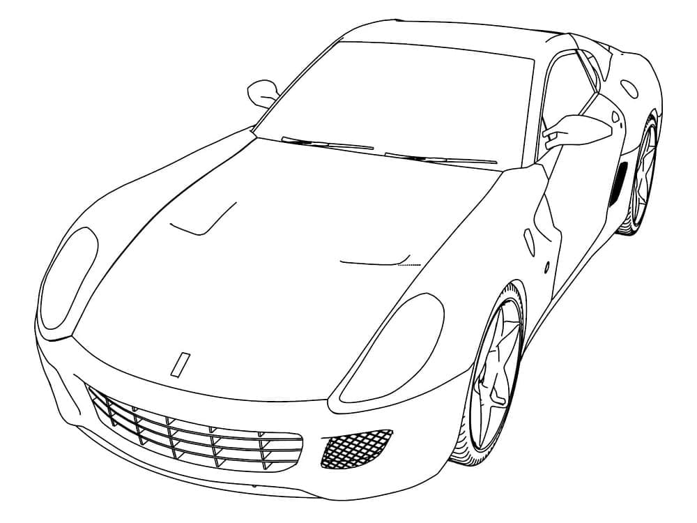 Kolorowanki Ferrari 488 GTB