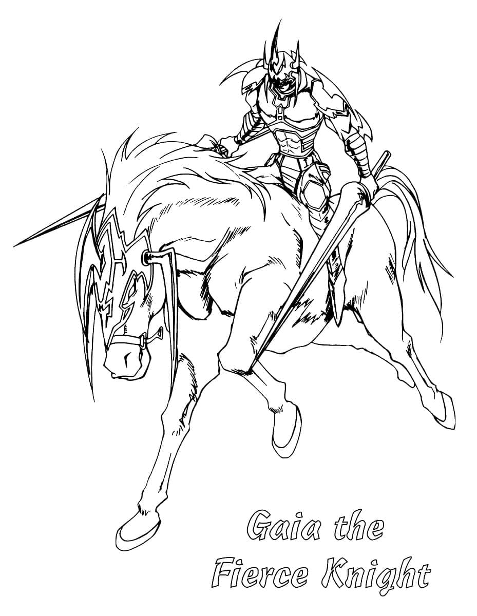 Kolorowanki Gaia The Fierce Knight