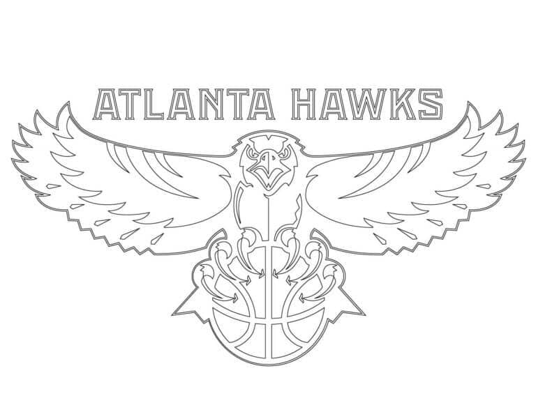 Kolorowanki Hawks Club Logo
