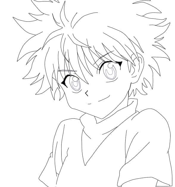 Kolorowanki Killua Zoldyck z Hunter x Hunter