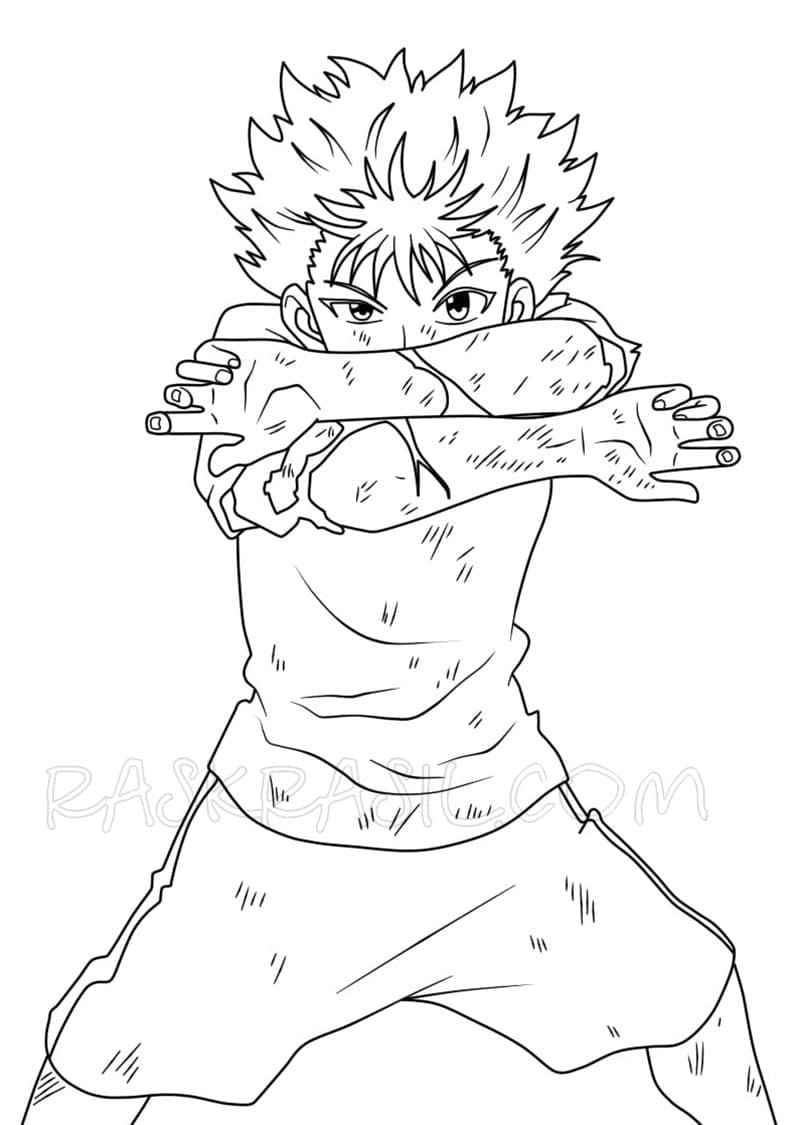 Kolorowanki Killua Zoldyck