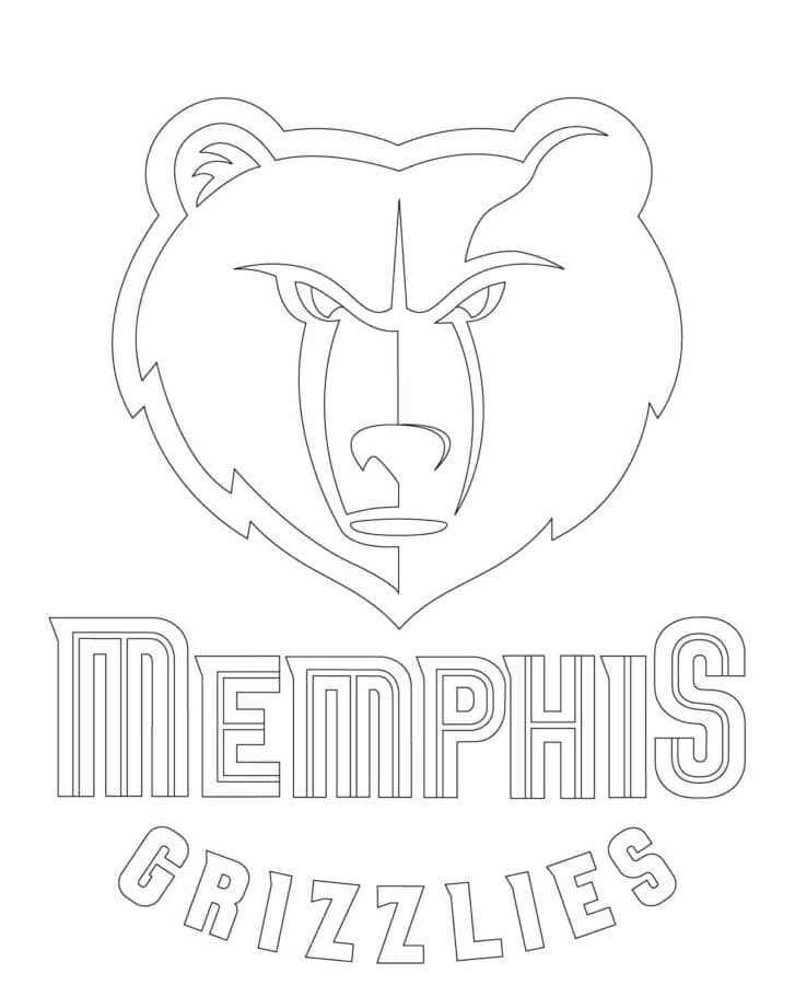 Kolorowanka Memphis Grizzlies