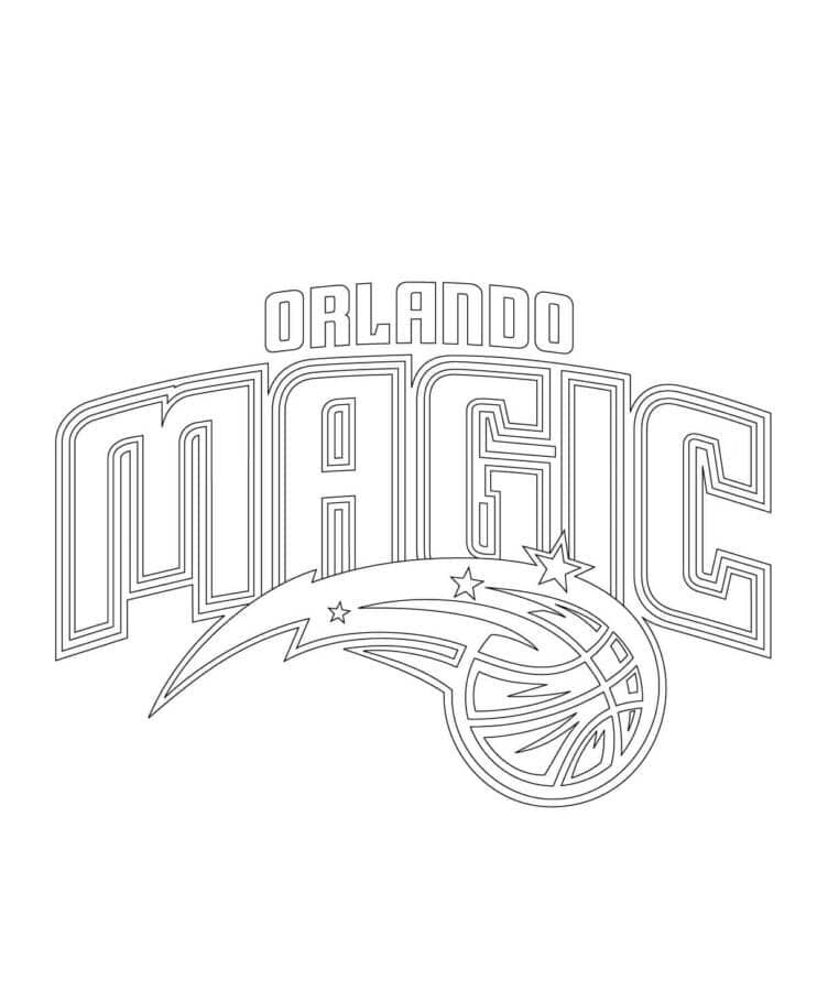 Kolorowanki NBA Orlando Magic