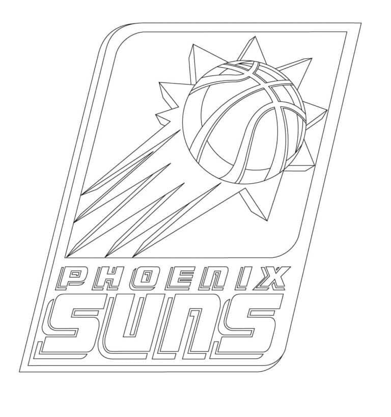 Kolorowanka Phoenix Suns