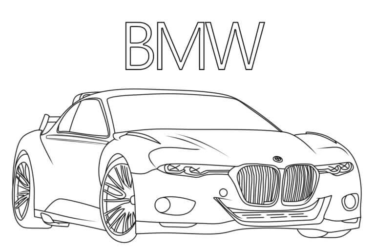 Kolorowanki Podstawowe BMW