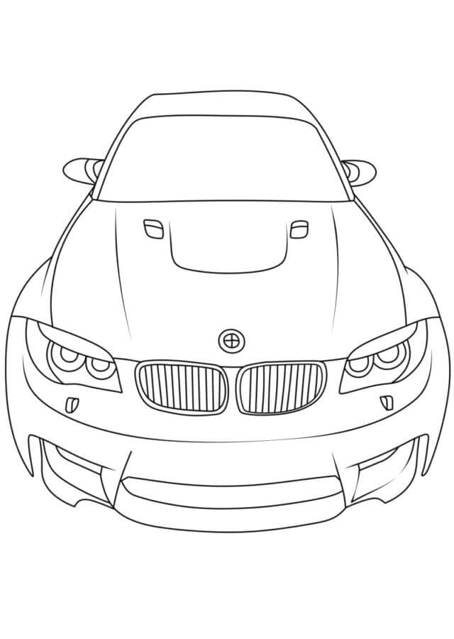 Kolorowanki Portret BMW