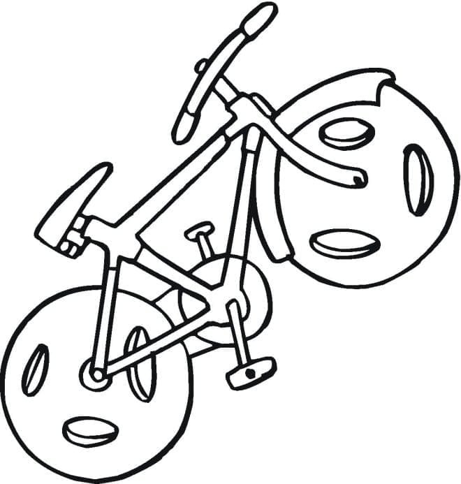 Kolorowanka Rower dla dzieci gratis