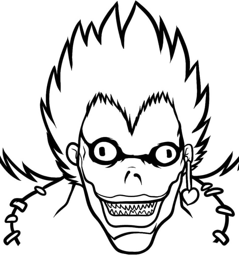 Kolorowanki Ryuk z Death Note