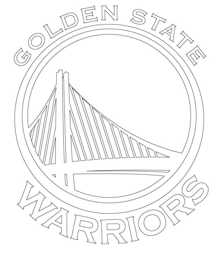 Kolorowanka Warriors Logo