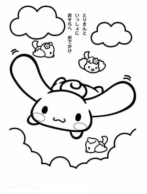 Kolorowanki Cinnamoroll do druku