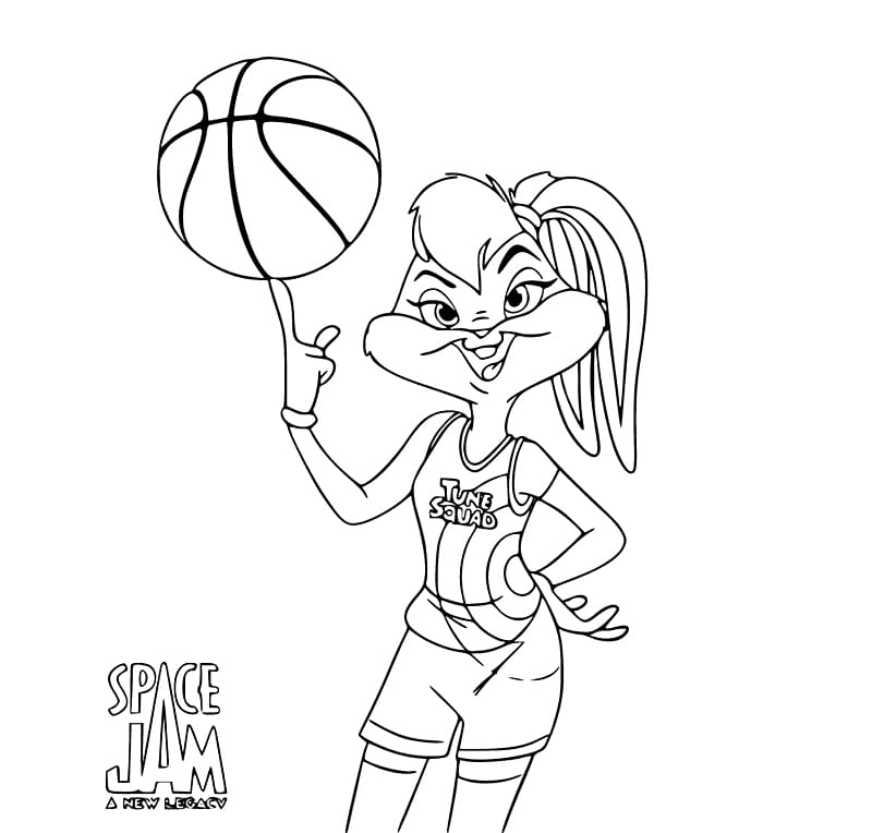 Kolorowanka Lola Bunny