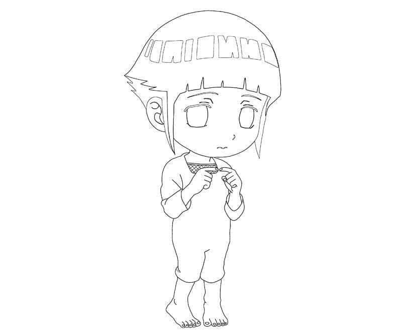 Kolorowanka Rysunki Chibi Hinata