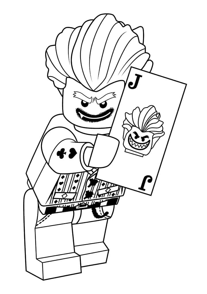 Kolorowanka Narysuj Lego Joker