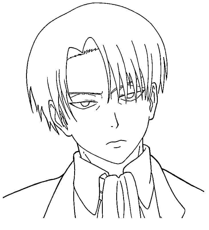 Kolorowanki Uwolnij Levi Ackerman