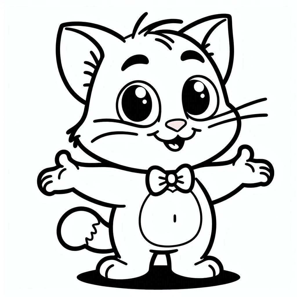 Kolorowanki Talking Tom jest słodki