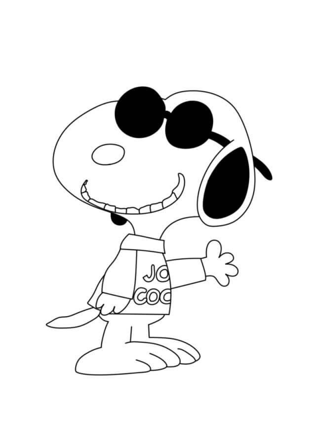 Kolorowanki Snoopy