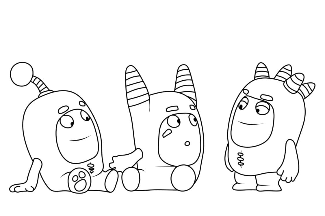 Kolorowanki Oddbods