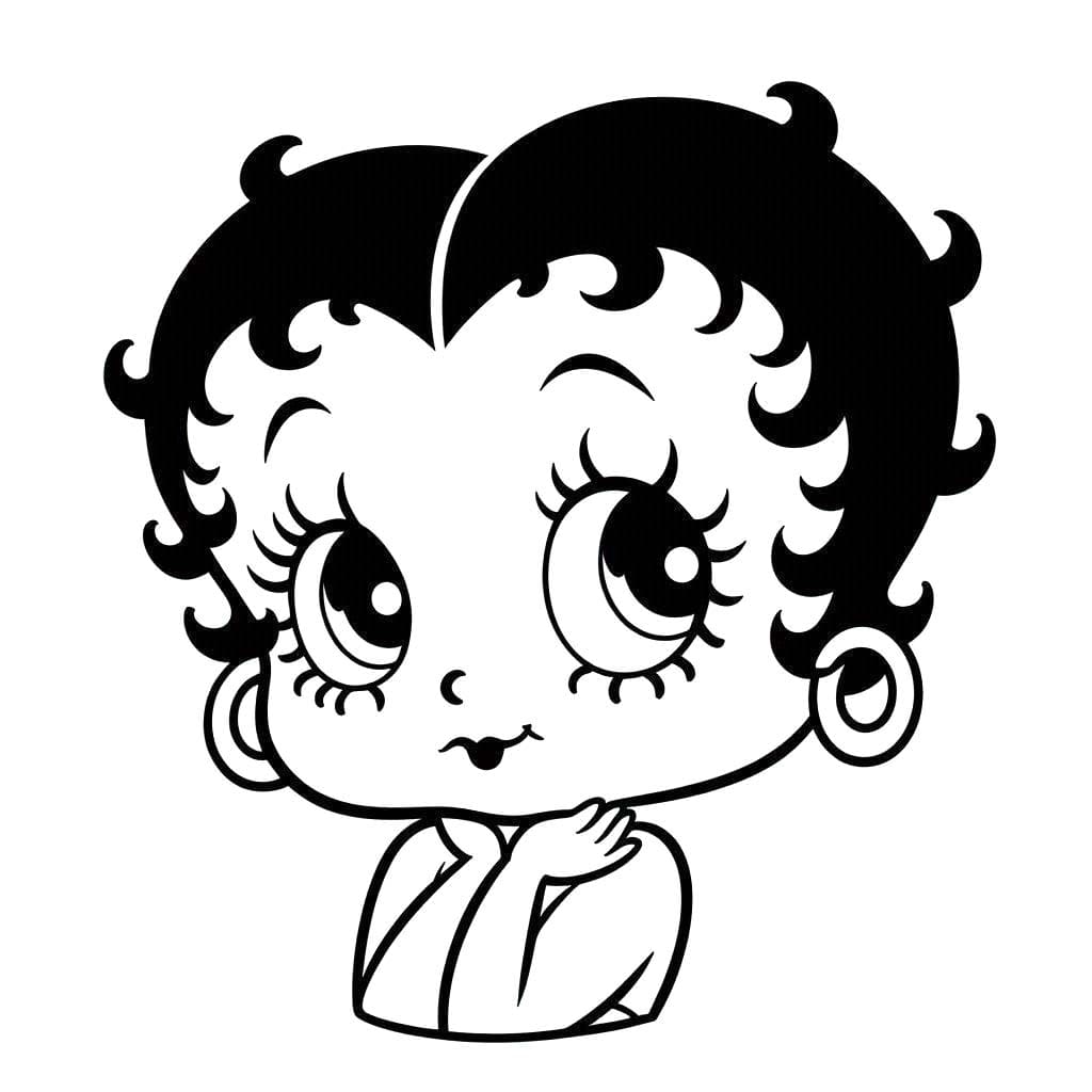 Kolorowanki Betty Boop