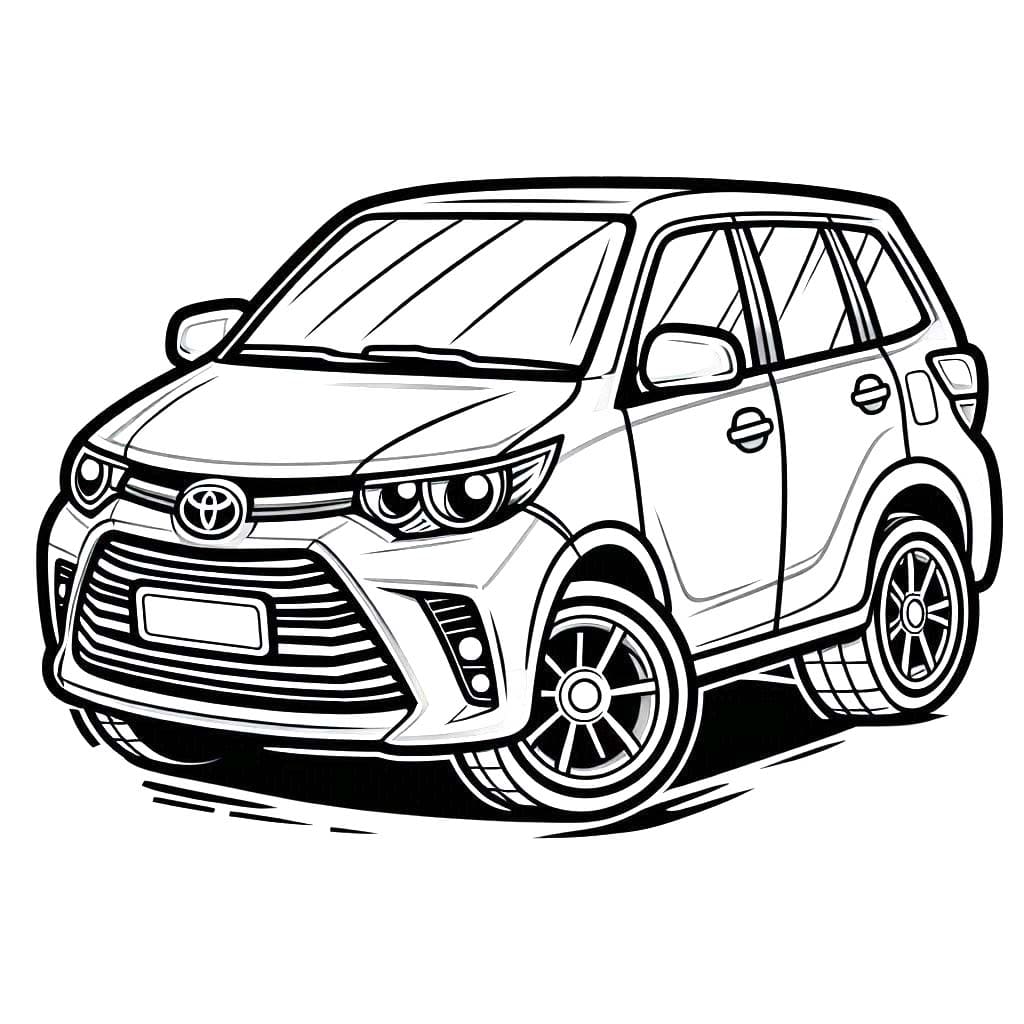 Kolorowanki Toyota