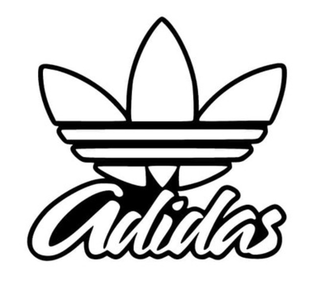 Kolorowanka Narysuj do druku adidas