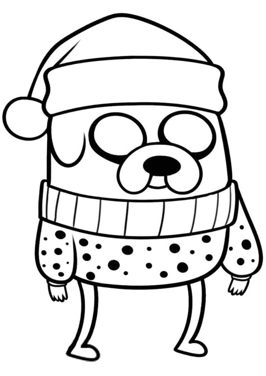 Kolorowanka Pora na przygodę Jake the Dog