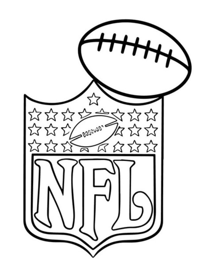 Kolorowanka Narysuj darmowy wydruk NFL