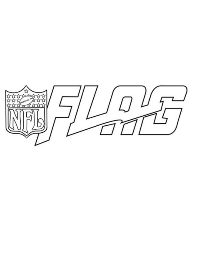 Kolorowanka Narysuj flagę NFL