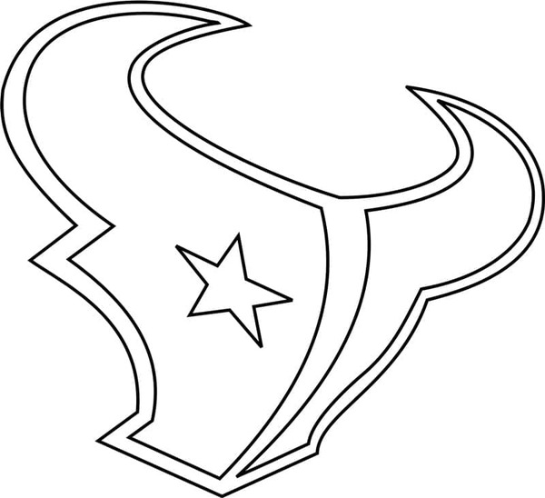 Kolorowanka Narysuj logo Houston Texans