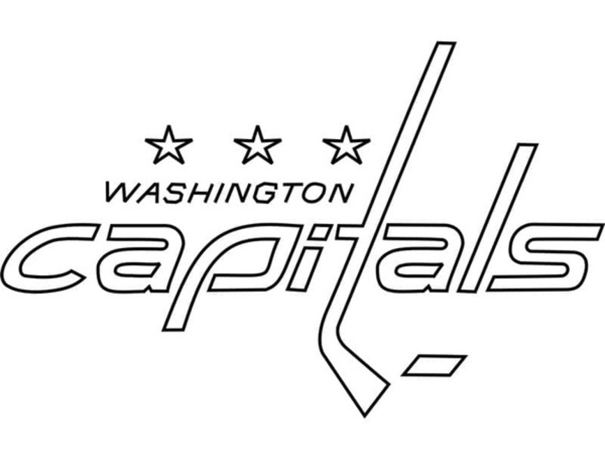 Kolorowanka Narysuj logo Washington Capitals