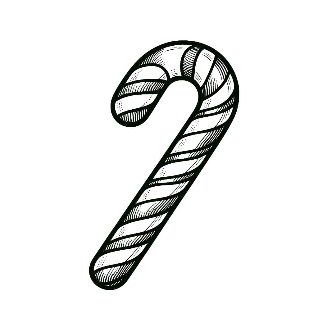 Kolorowanka Laski Cukrowe 7