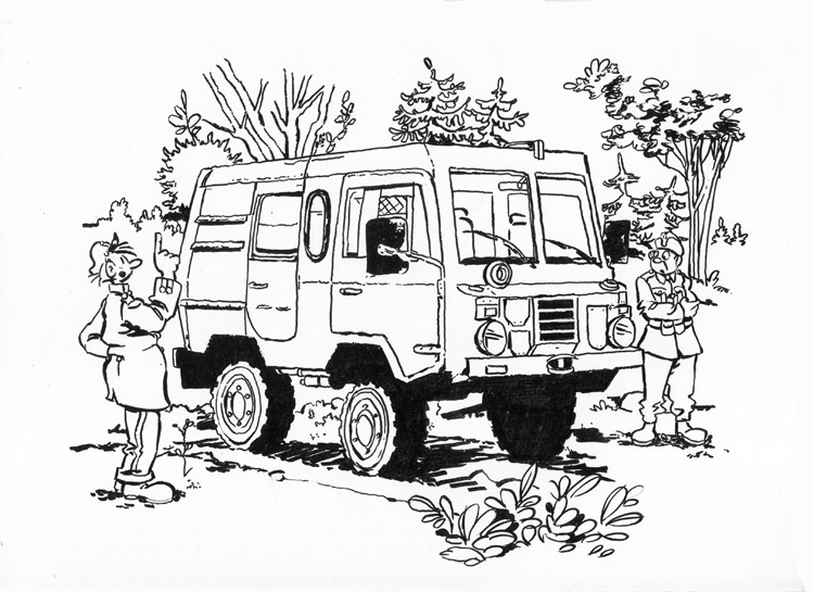 Kolorowanka Narysuj Bamse 1