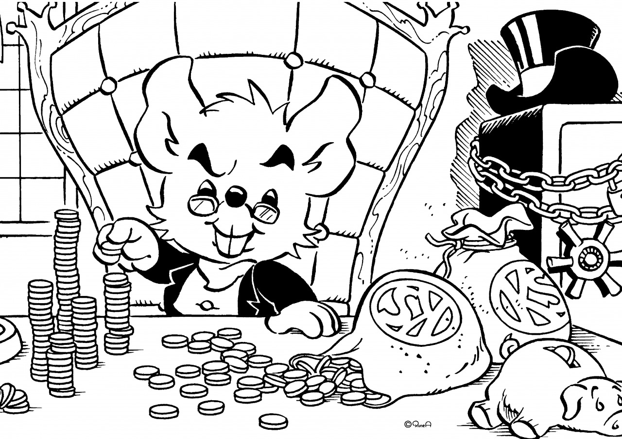 Kolorowanka Narysuj Bamse Ładny