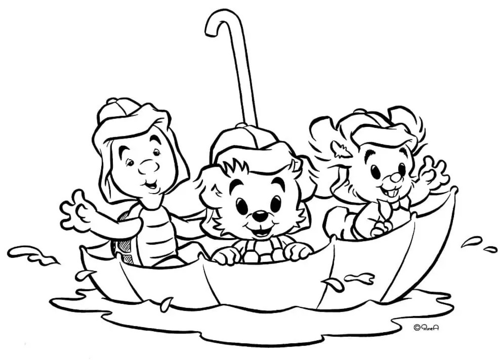 Kolorowanka Narysuj Bamse za darmo dla dzieci
